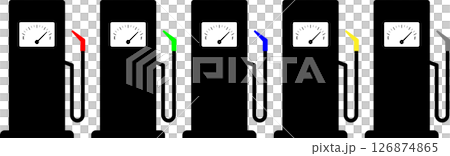 Gasoline pump icon 126874865