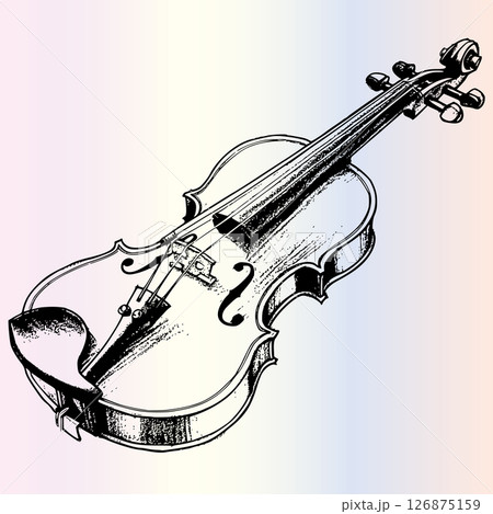 Violin Coloring Pages Drawing For Kids 126875159