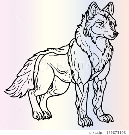 Wolf Coloring Pages Drawing For Kids Wolf Coloring Pages Drawing For Kids 126875198