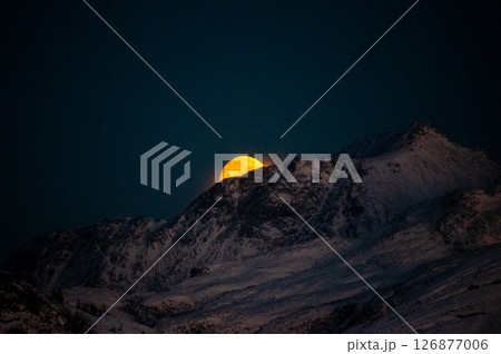 Midwinter moon over Bodo Midwinter moon over Bodo 126877006