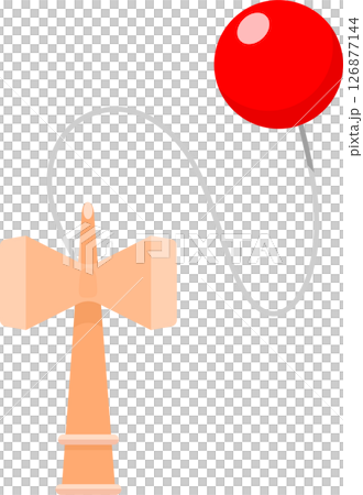 Illustration of Kendama | Traditional Japanese toys, Japanese-style toys, for New Year's and old-fashioned play scenes 126877144