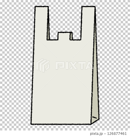 簡單的塑膠袋插圖 126877461