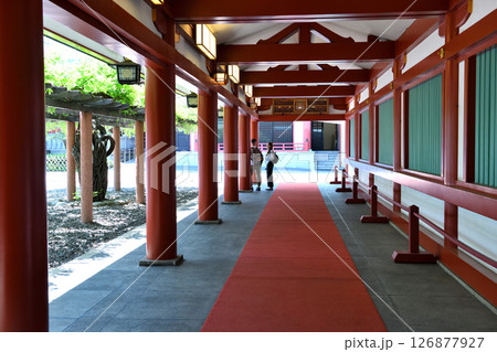 赤坂日枝神社の回廊 赤坂日枝神社の回廊 126877927