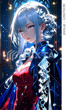 ファンタジー風な高貴な女性のポートレート 126878190