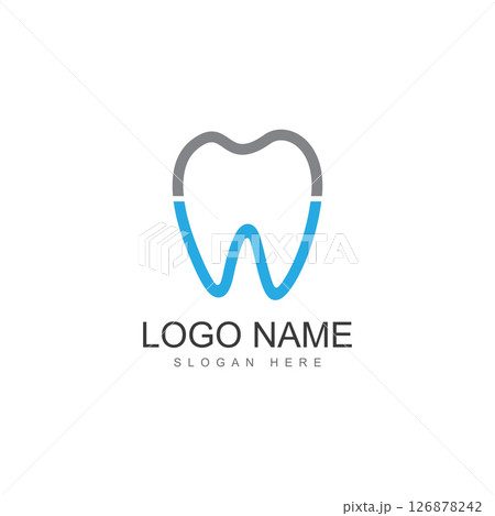 w dental logo vector illustration icon w dental logo vector illustration icon 126878242