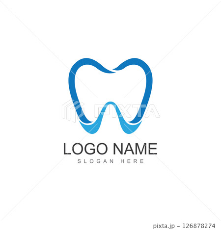 w dental logo vector illustration icon 126878274