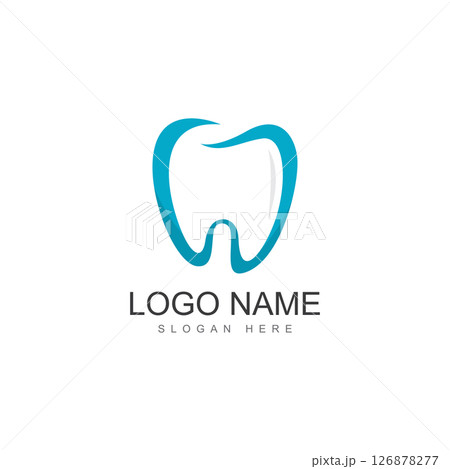 w dental logo vector illustration icon w dental logo vector illustration icon 126878277