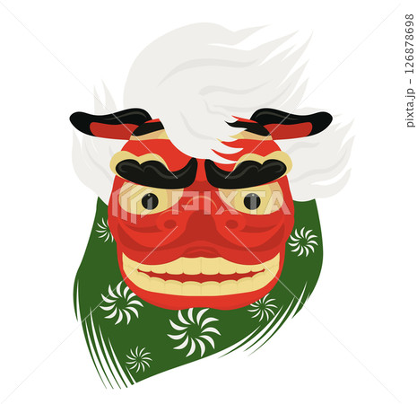 獅子舞のイラスト 126878698