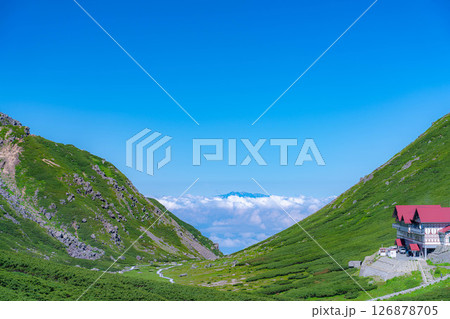 【夏山登山】夏の乗鞍岳の登山風景【長野県】 126878705