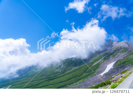 【夏山登山】夏の乗鞍岳の登山風景【長野県】 126878711
