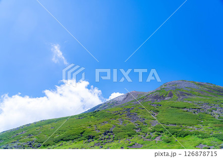 【夏山登山】夏の乗鞍岳の登山風景【長野県】 【夏山登山】夏の乗鞍岳の登山風景【長野県】 126878715