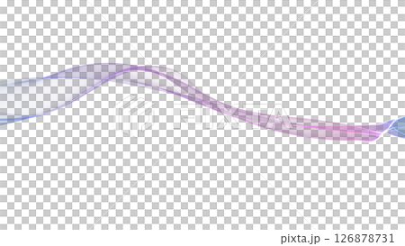 カラーウェーブ背景ライン　ピンク、紫、水色　ゆめかわいい　黒バック　プレゼンテーション等の背景 126878731
