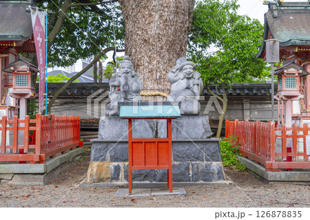長田神社　えびす像大黒像 126878835