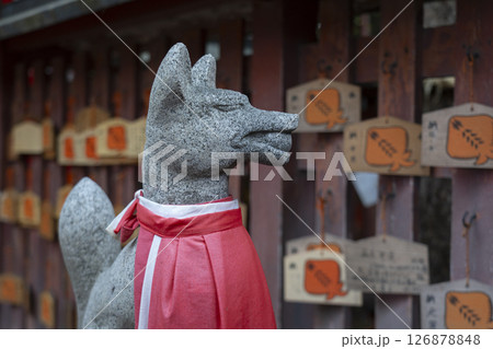 長田神社　狛狐 126878848