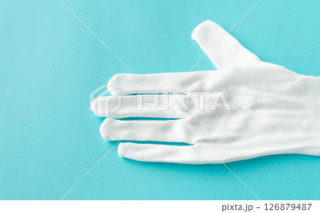 綿薄手袋　作業用薄手手袋 126879487