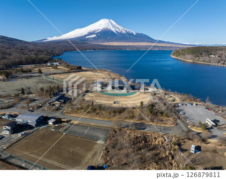 山中湖交流プラザ きらら、山中湖、富士山 126879811