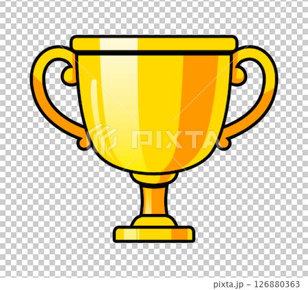 Trophy Gold Illustration 126880363