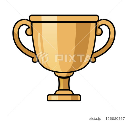 トロフィー 銅 イラスト素材 トロフィー 銅 イラスト素材 126880367