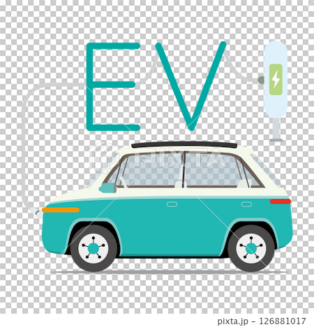 Charging electric car_Eco car Charging electric car_Eco car 126881017