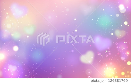 Pastel rainbow gradient background with glitter 126881769
