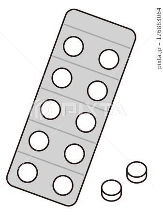 薬のシート 126883064