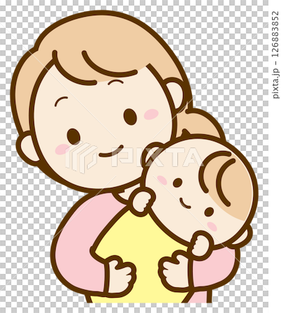 Mother holding a baby 126883852