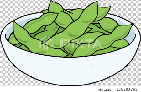 Edamame beans served in a small bowl Edamame beans served in a small bowl 126883865