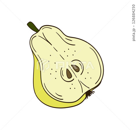 Illustration in hand draw style. Icon, sign, sticker, pin, logo 126884250
