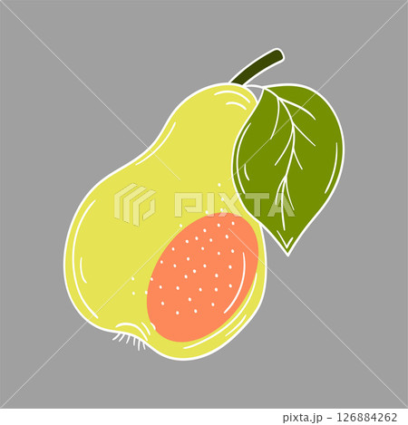 Illustration in hand draw style. Icon, sign, sticker, pin, logo 126884262
