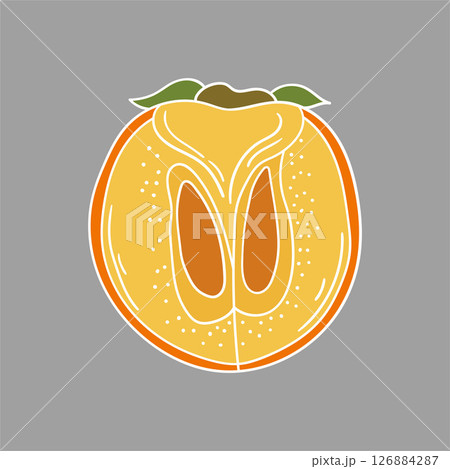 Illustration in hand draw style. Icon, sign, sticker, pin, logo 126884287
