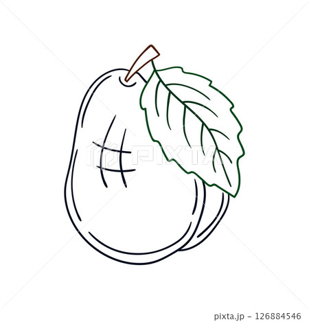 Illustration in hand draw style. Icon, sign, sticker, pin, logo 126884546