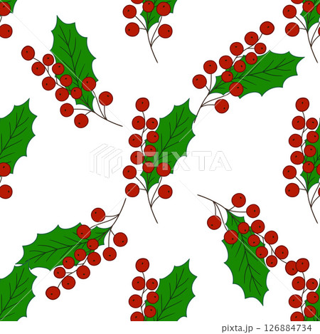 Seamless cute pattern. Pattern for textiles in hand draw style Seamless cute pattern. Pattern for textiles in hand draw style 126884734