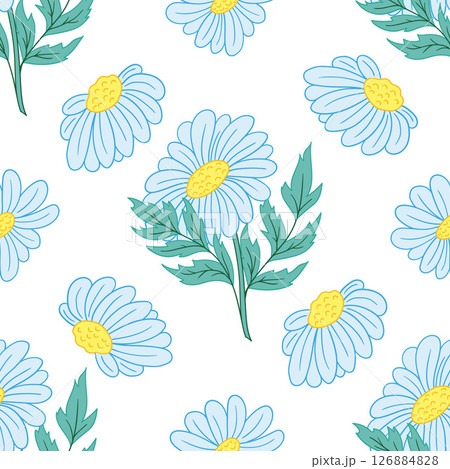 Seamless cute pattern. Pattern for textiles in hand draw style 126884828