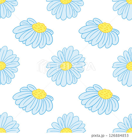Seamless cute pattern. Pattern for textiles in hand draw style 126884853