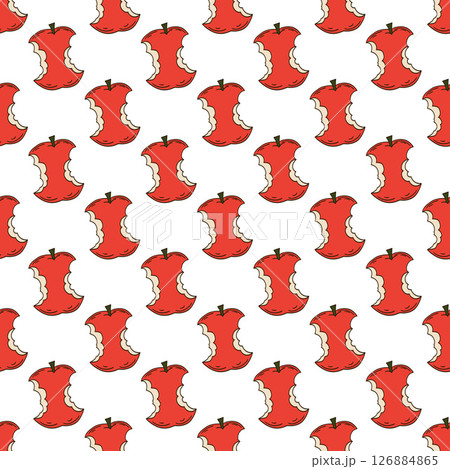 Seamless cute pattern. Pattern for textiles in hand draw style Seamless cute pattern. Pattern for textiles in hand draw style 126884865