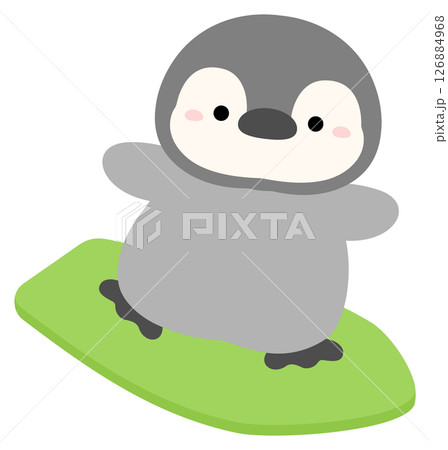 サーフィンするペンギン 126884968