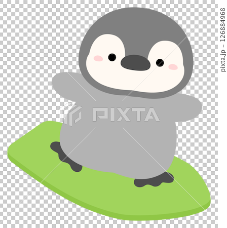 サーフィンするペンギン 126884968