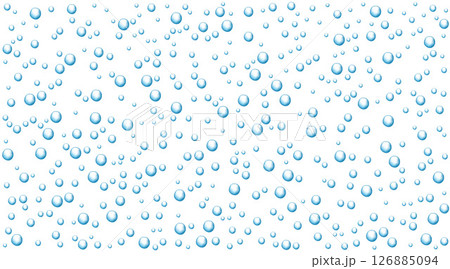 Micellar water, blue air bubble background. 126885094