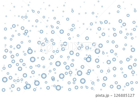 Realistic fizzing water drops background. 126885127