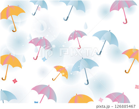 夏の梅雨の季節 126885467