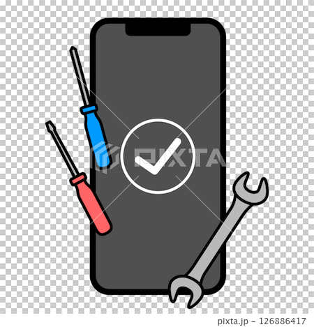 Repaired smartphone Repaired smartphone 126886417
