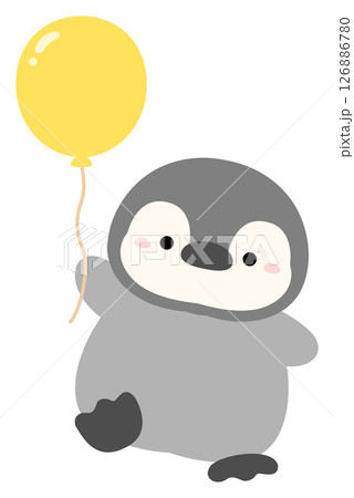 ペンギンと風船 ペンギンと風船 126886780