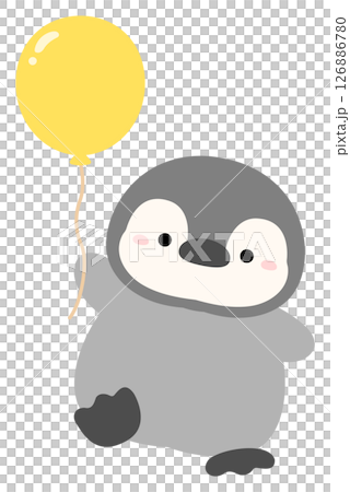 ペンギンと風船 ペンギンと風船 126886780