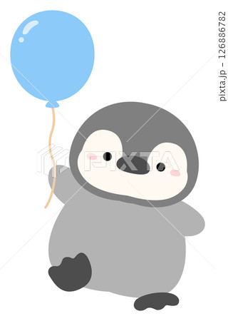 風船とペンギン 風船とペンギン 126886782