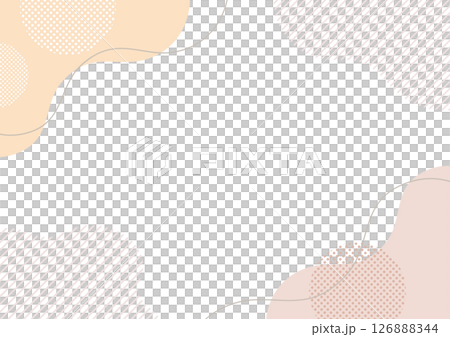 手繪流體形狀框架 126888344