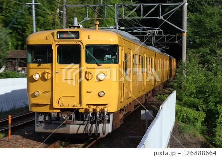 ［JR-V］伯備線115系電車（4両編成：山陽本線直通） 126888664
