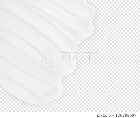 Clear transparent cosmetic skincare texture beauty product vector realistic illustration 126888697