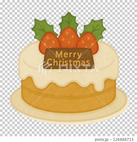 [Christmas] Cake illustration 126888713