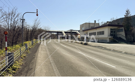 北海道 勇払郡 占冠村 トマム トマム駅周辺の風景 北海道 勇払郡 占冠村 トマム トマム駅周辺の風景 126889136