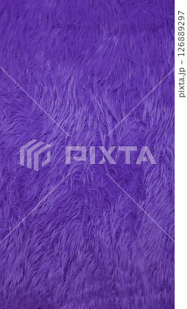 Purple faux fur background creating soft texture 126889297